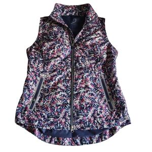 Zero Restriction Floral Abstract Vest Womens Small Golf Sport Performance